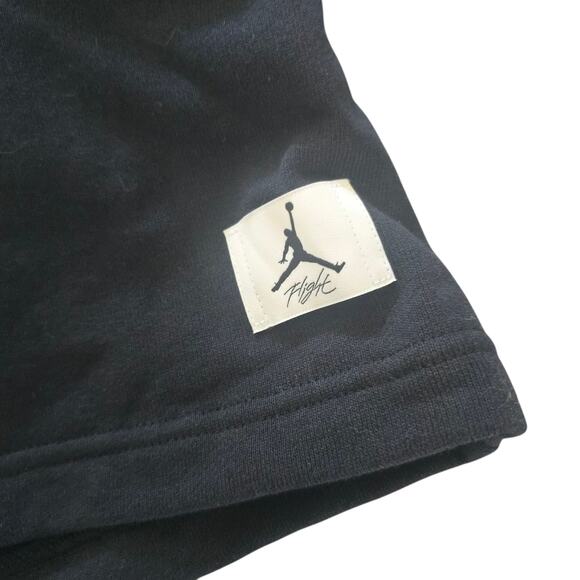 NWT! Women's Jordan Flight Fleece Color-Block Shorts Black XL - Picture 3 of 5